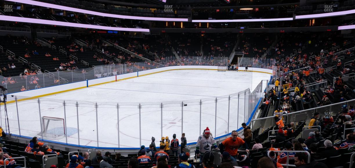 Rogers Place - Section 109 Seat View