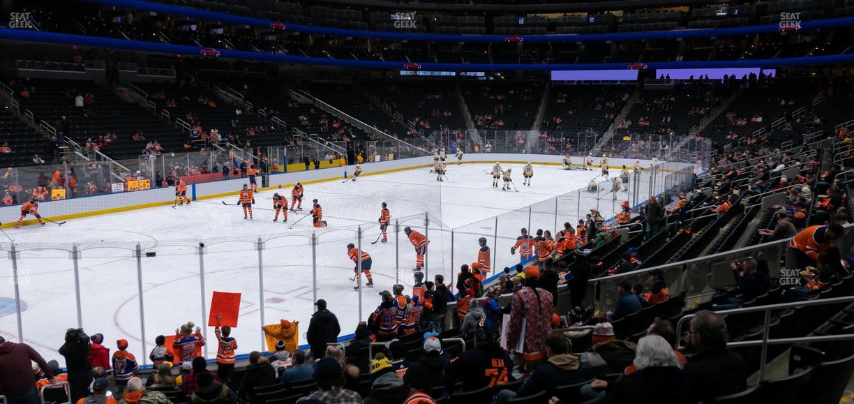Rogers Place - Section 124 Seat View