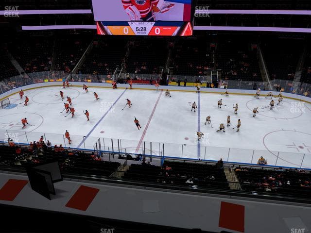 Rogers Place - Section Loge 24 Seat View