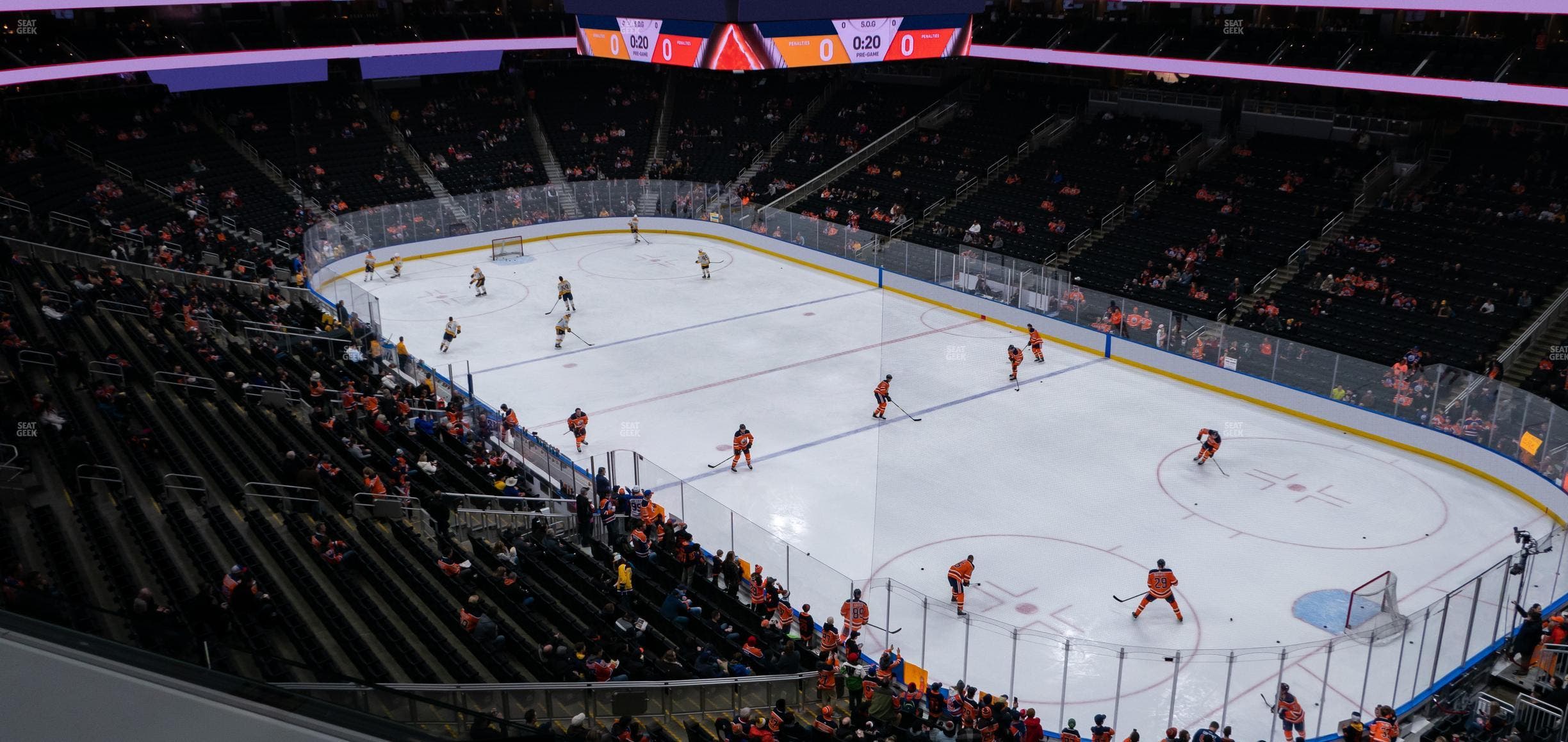 Rogers Place - Section Loge 3 Seat View