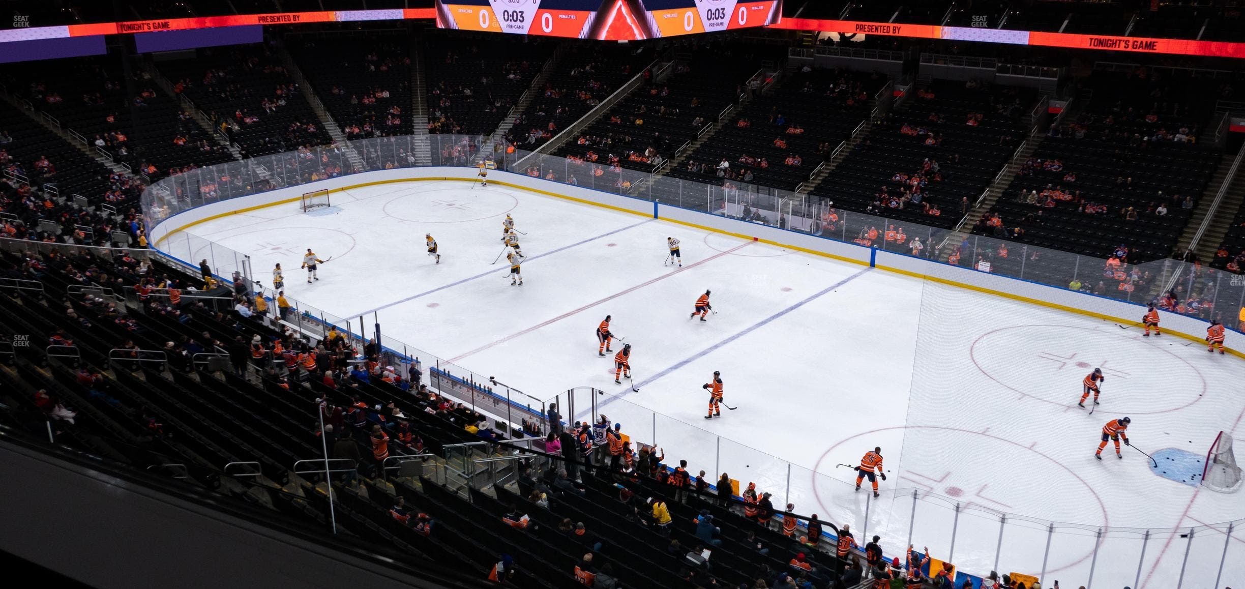 Rogers Place - Section Loge 4 Seat View
