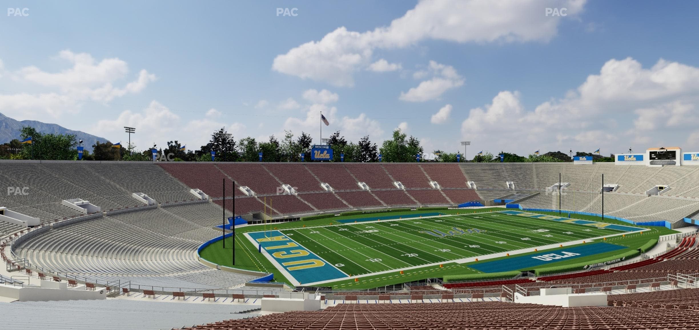 Rose Bowl Stadium - Section 15 Seat View