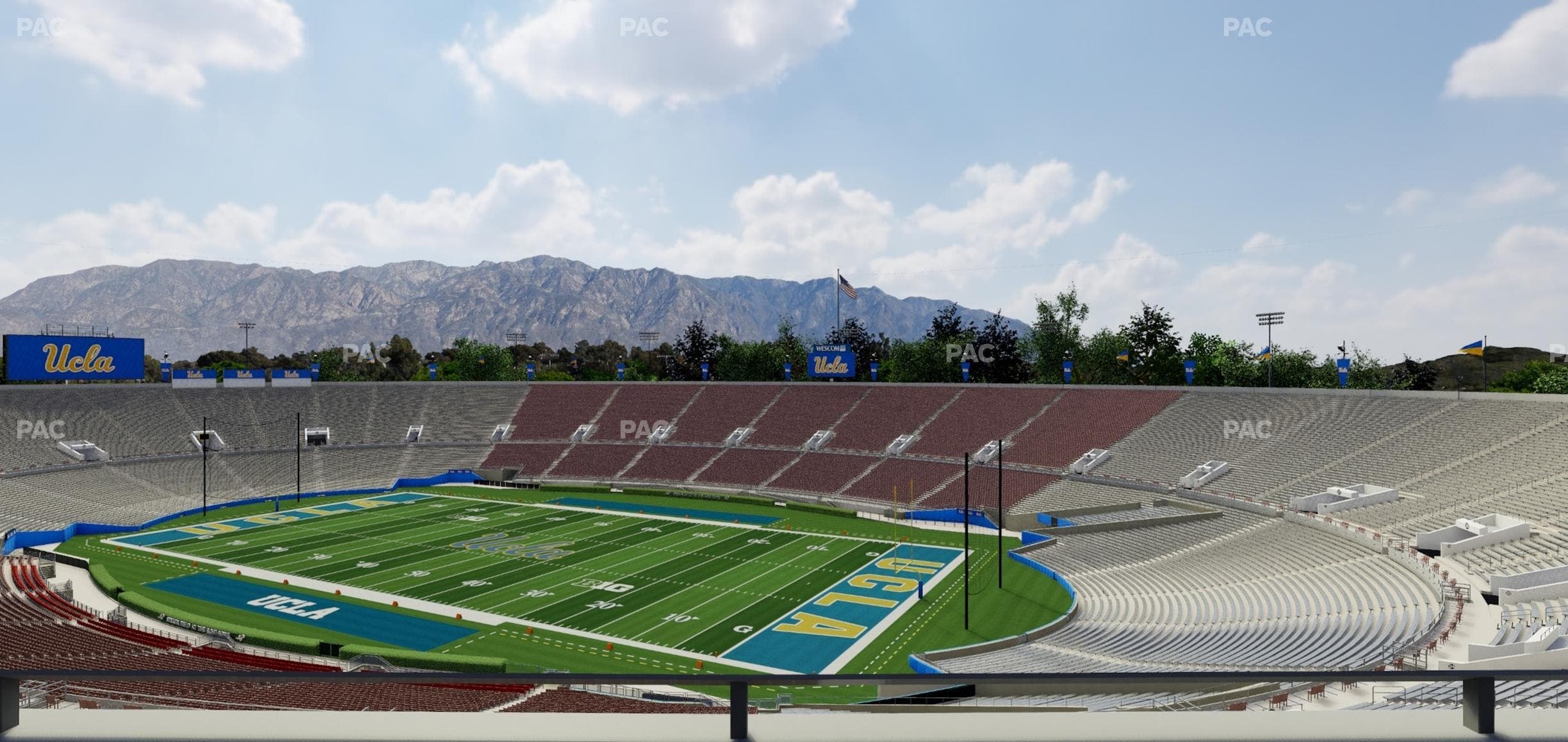 Rose Bowl Stadium - Section Club 101 Seat View