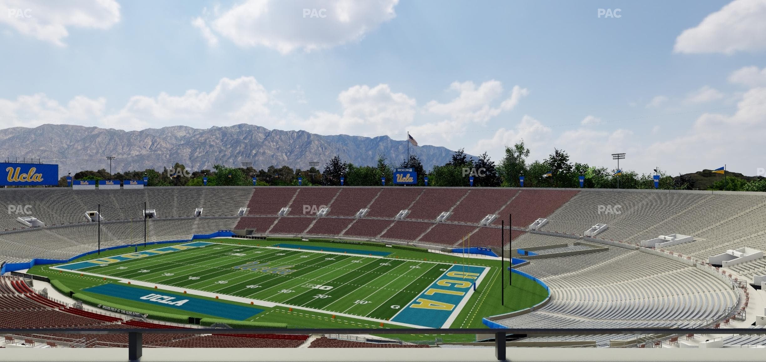 Rose Bowl Stadium - Section Club 102 Seat View