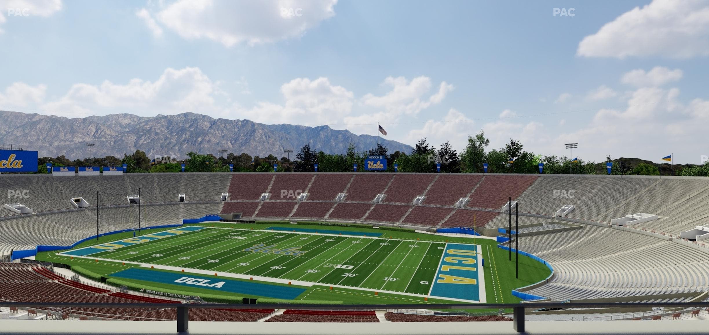 Rose Bowl Stadium - Section Club 104 Seat View