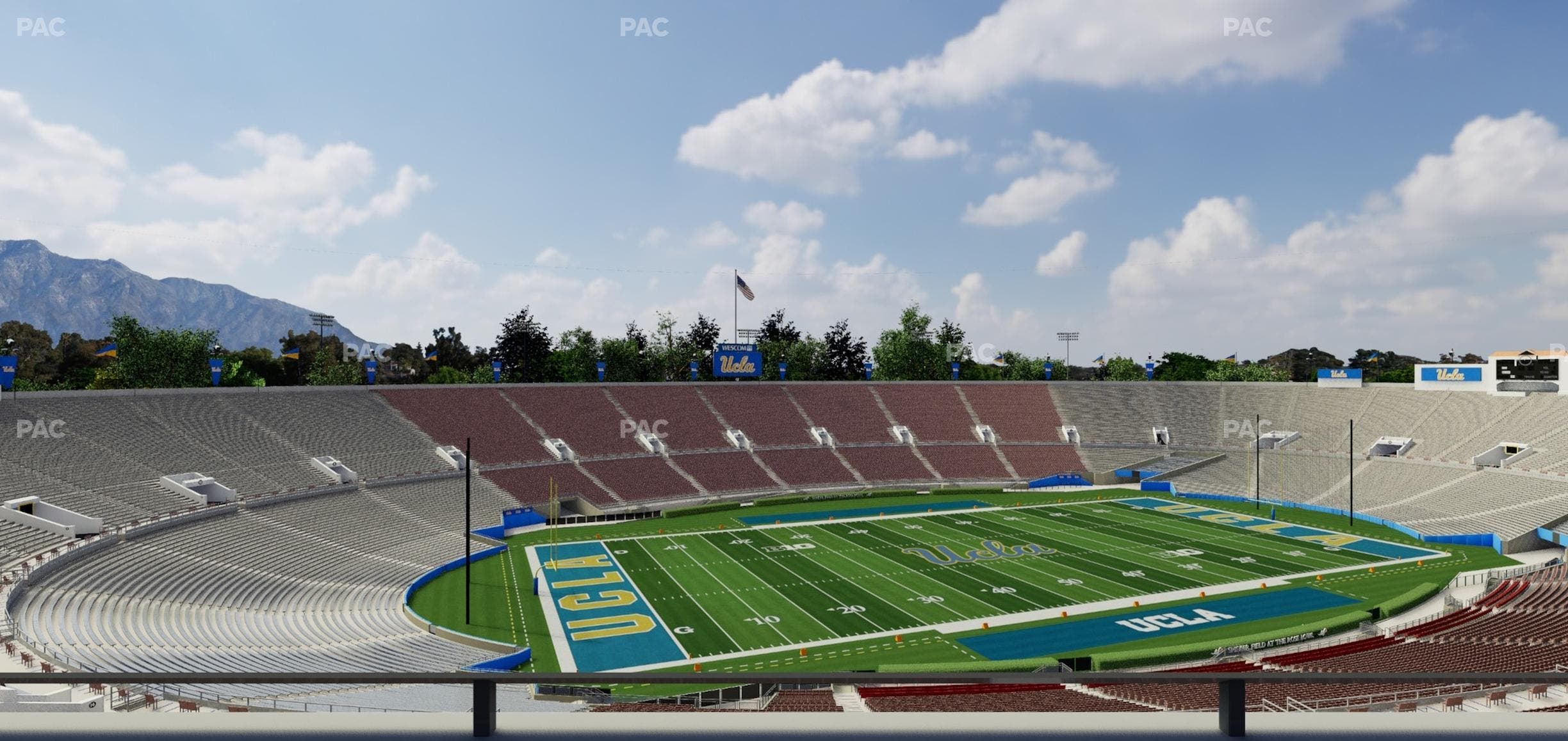 Rose Bowl Stadium - Section Club 110 Seat View