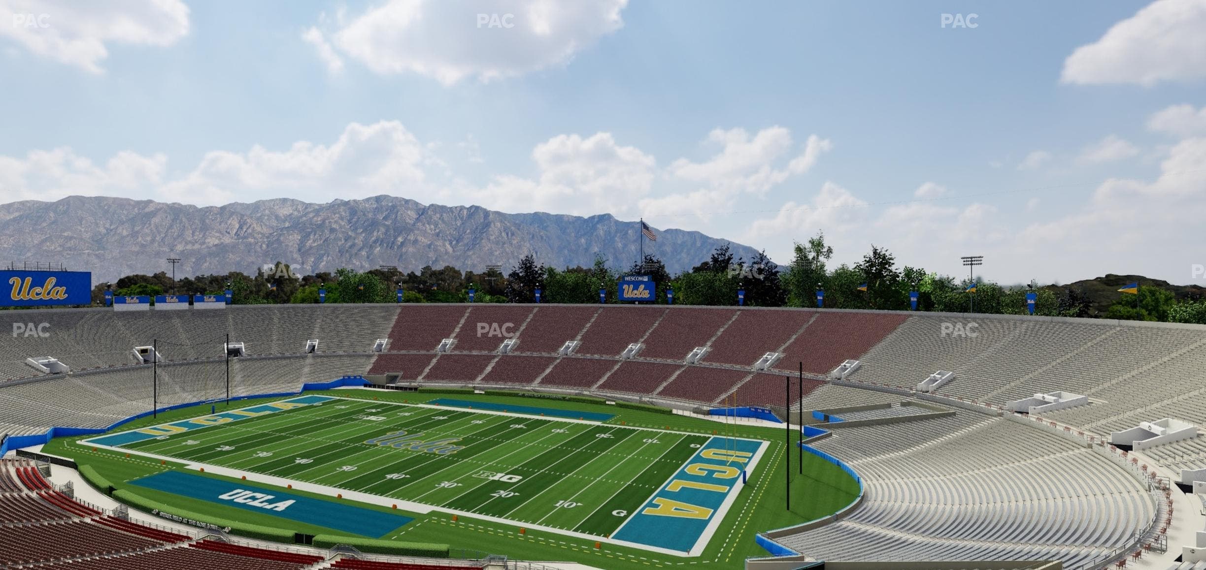 Rose Bowl Stadium - Section Club 202 Seat View