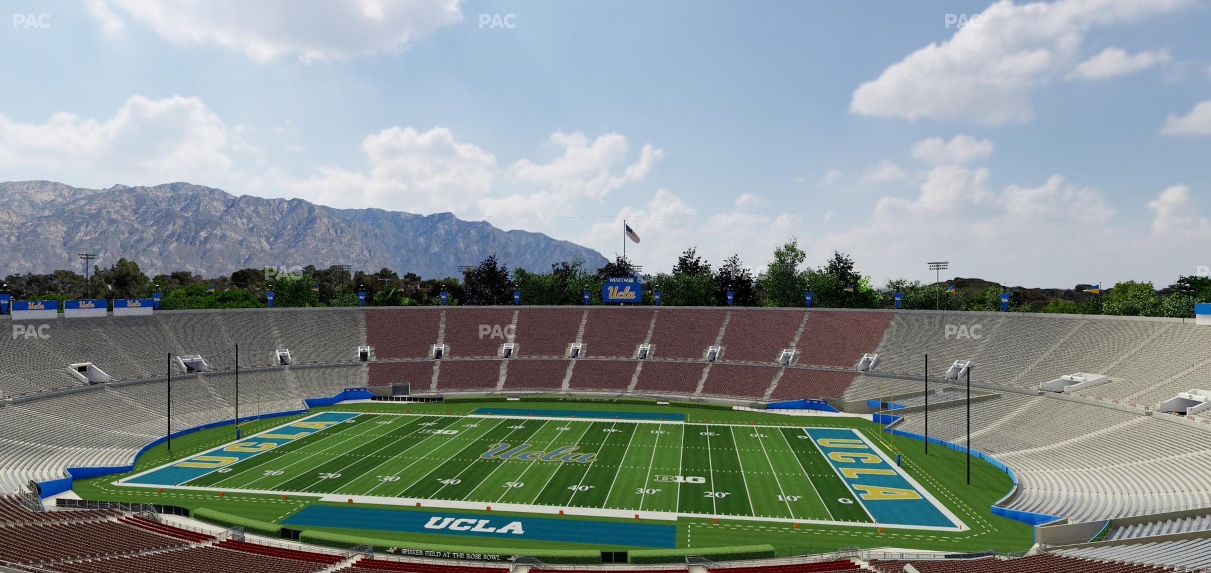 Rose Bowl Stadium - Section Club 207 Seat View