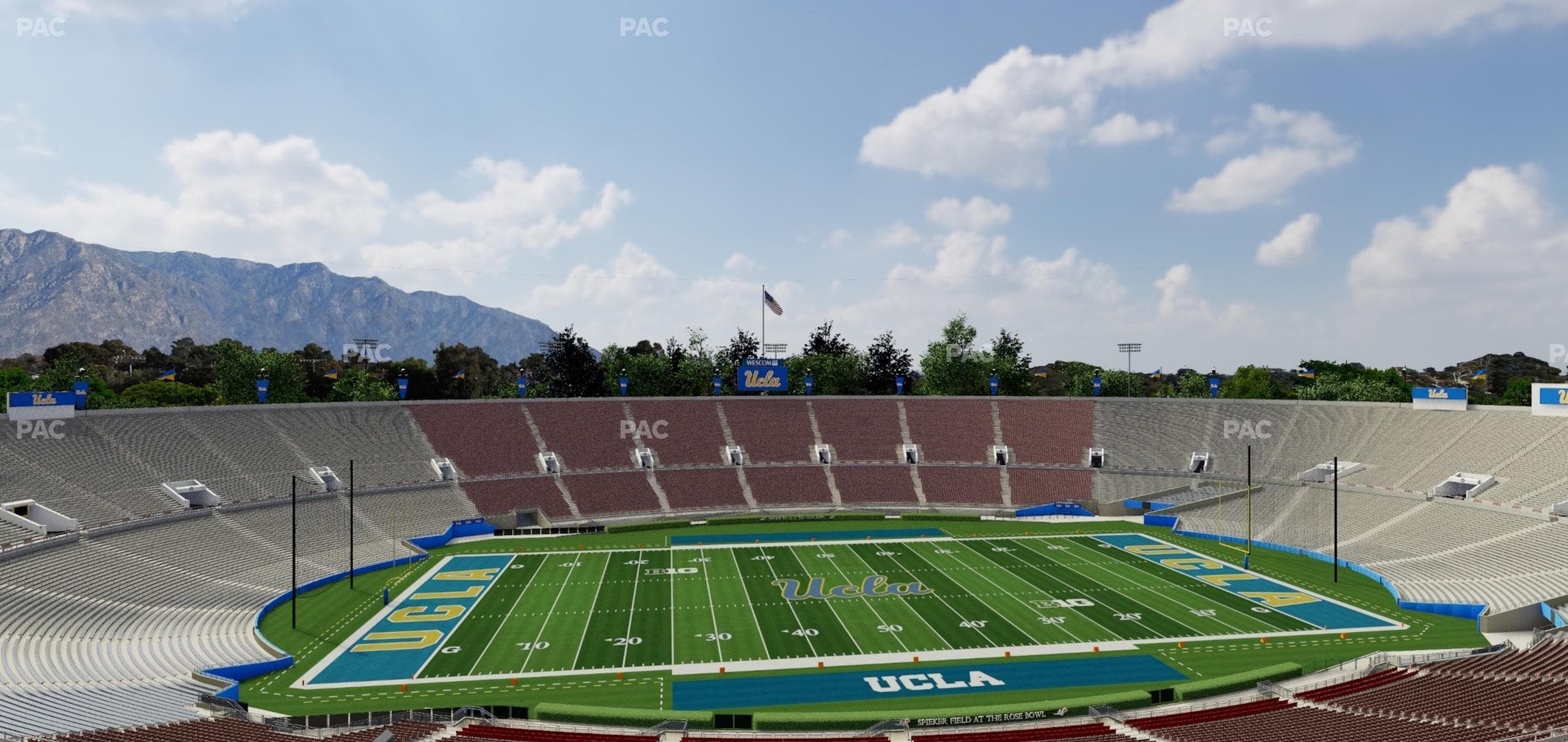 Rose Bowl Stadium - Section Club 208 Seat View