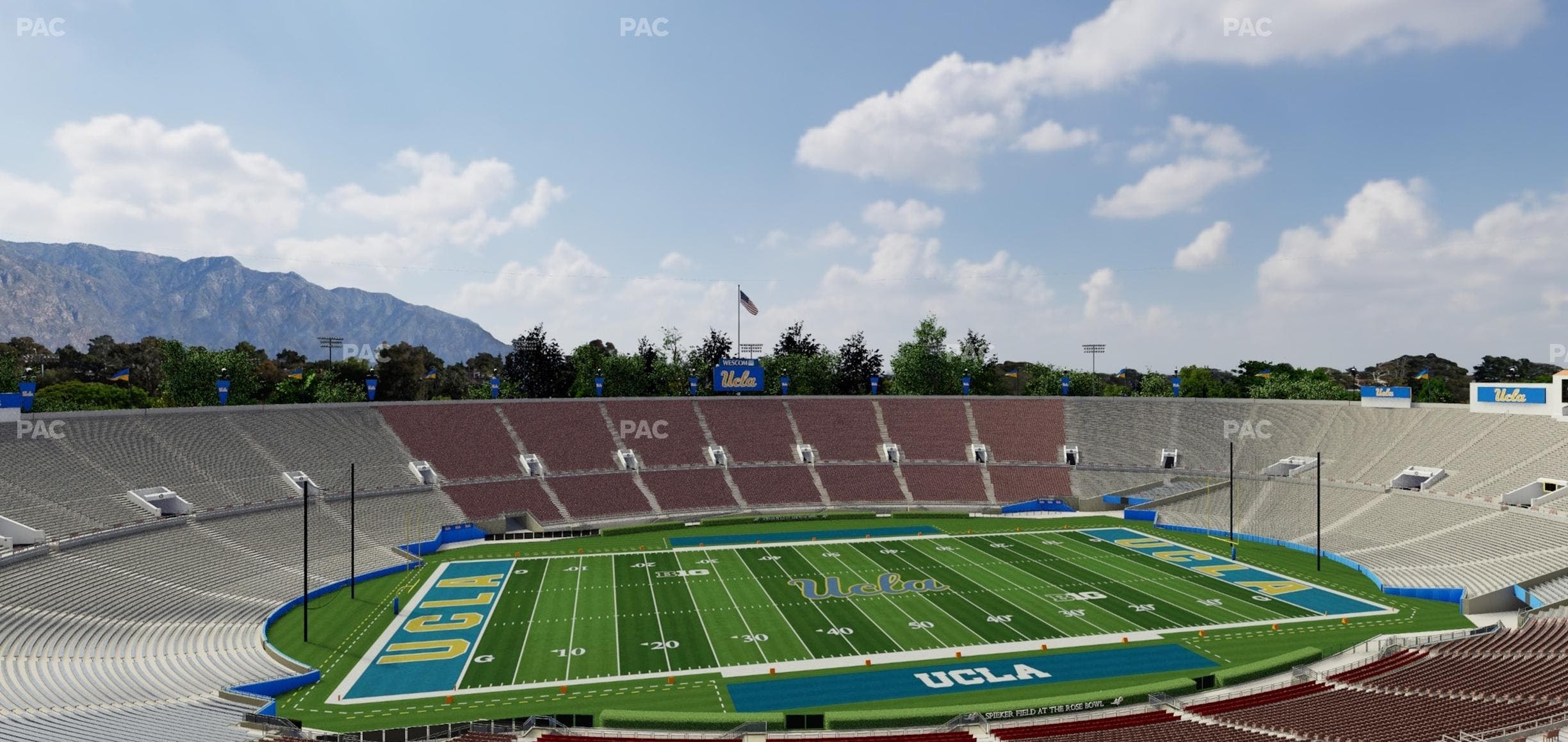 Rose Bowl Stadium - Section Club 209 Seat View