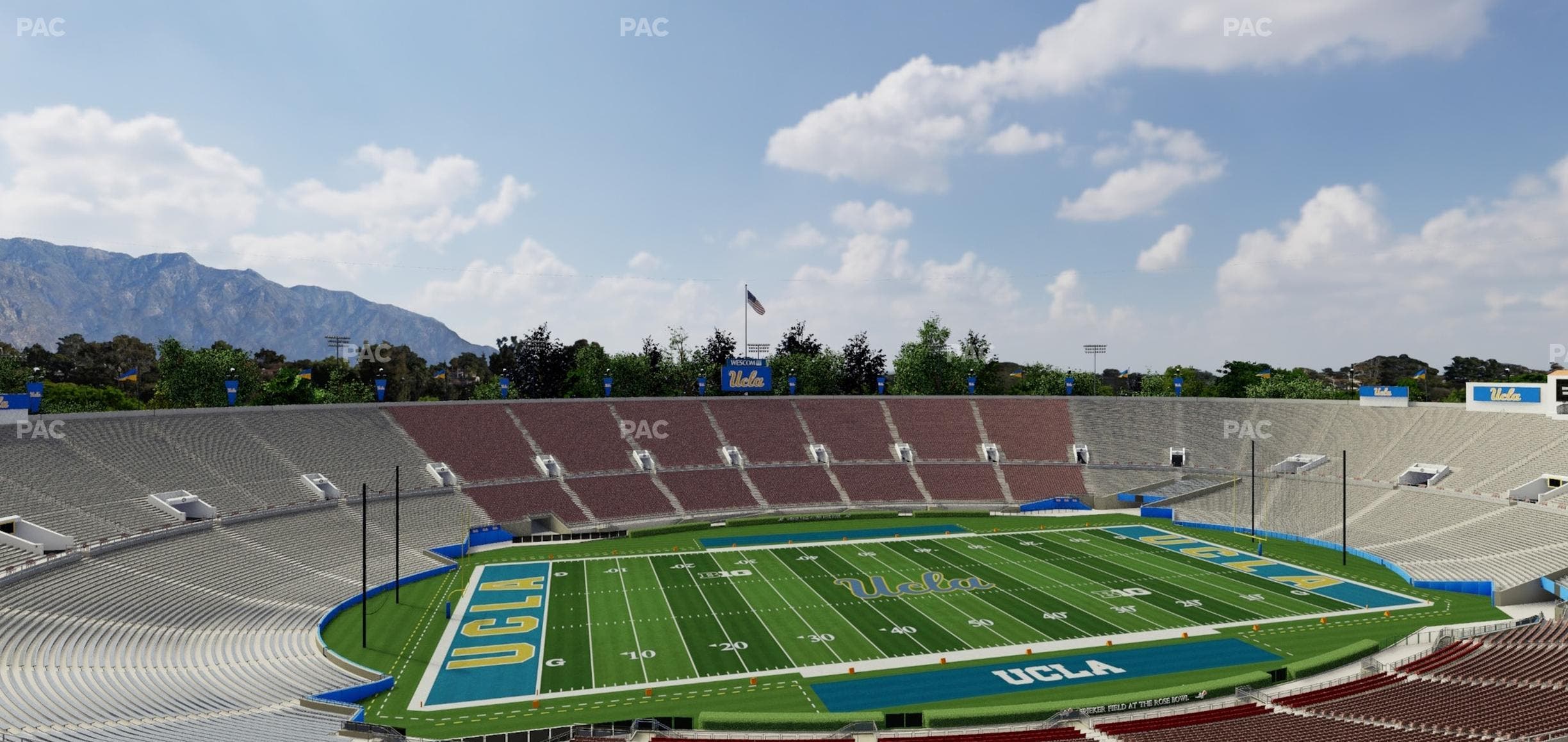 Rose Bowl Stadium - Section Club 210 Seat View