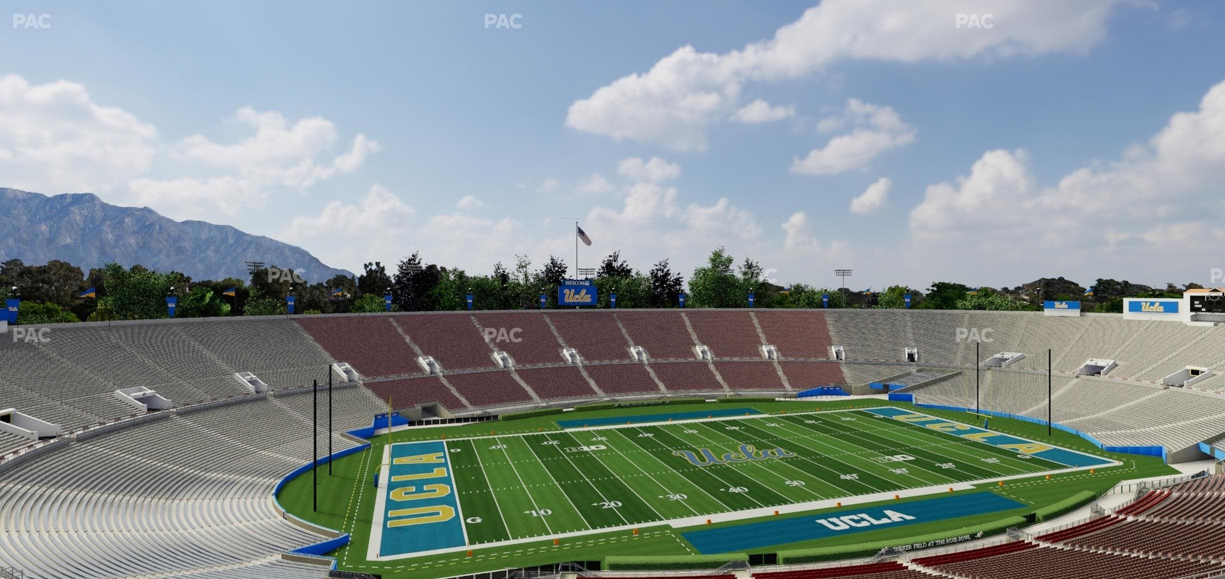 Rose Bowl Stadium - Section Club 211 Seat View