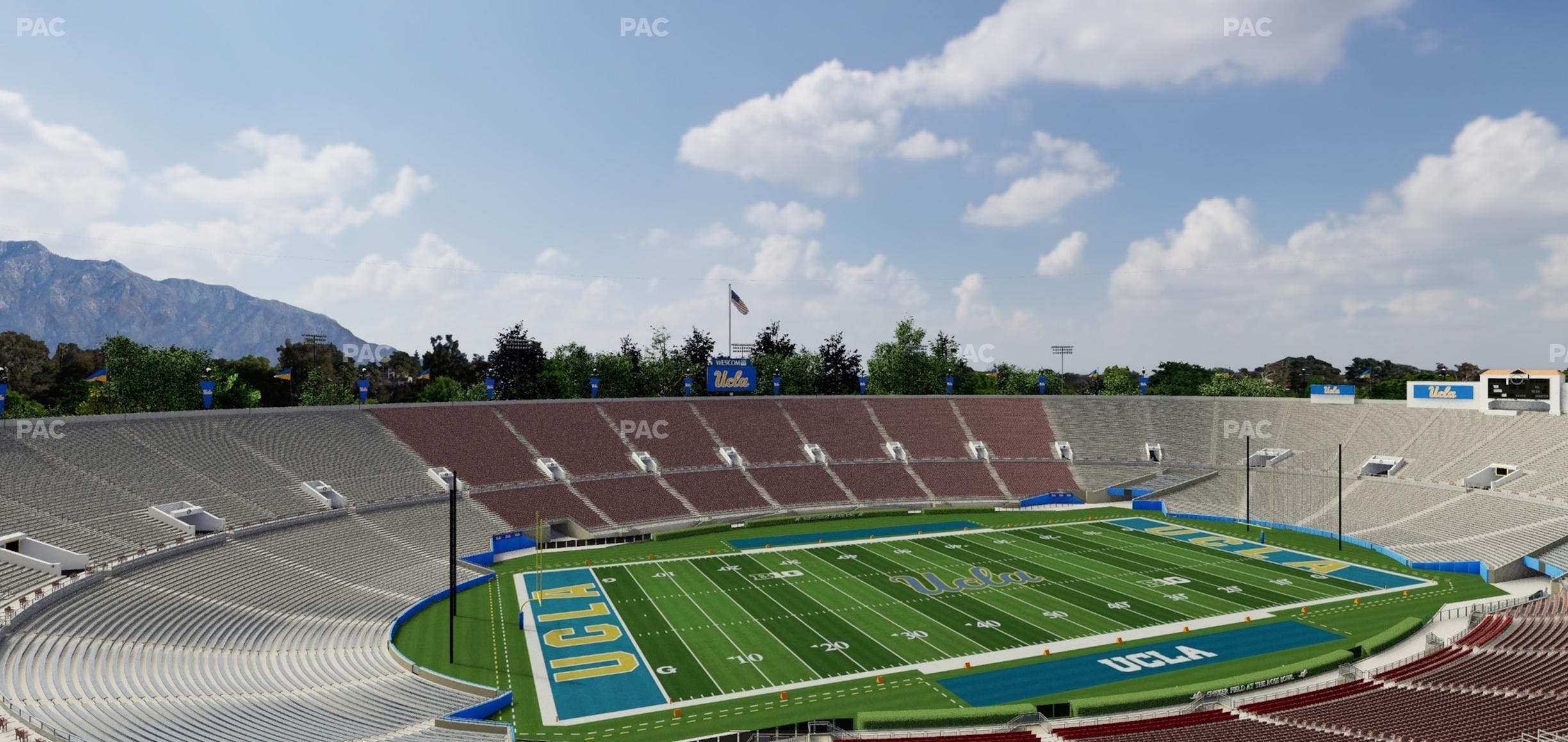 Rose Bowl Stadium - Section Club 212 Seat View