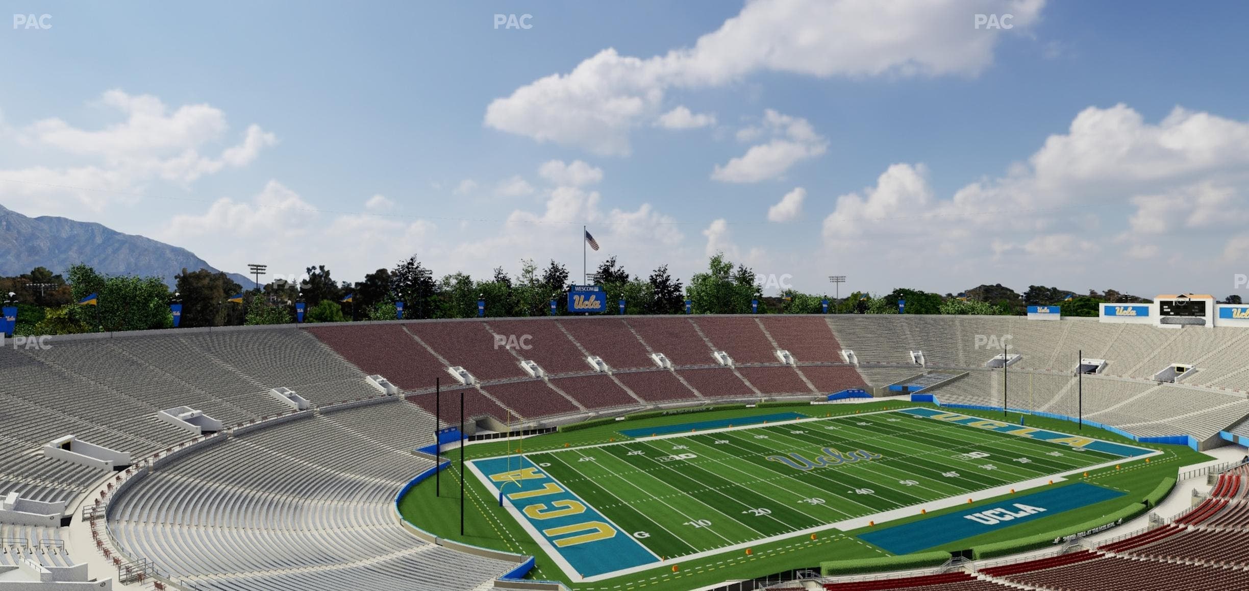 Rose Bowl Stadium - Section Club 214 Seat View