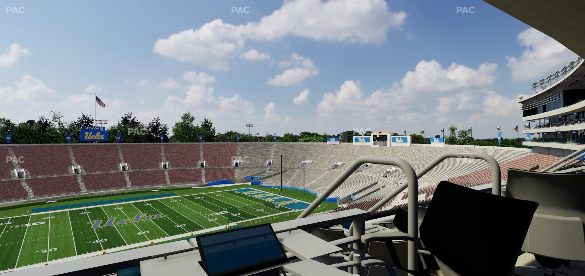Rose Bowl Stadium - Section Loge 10 Seat View