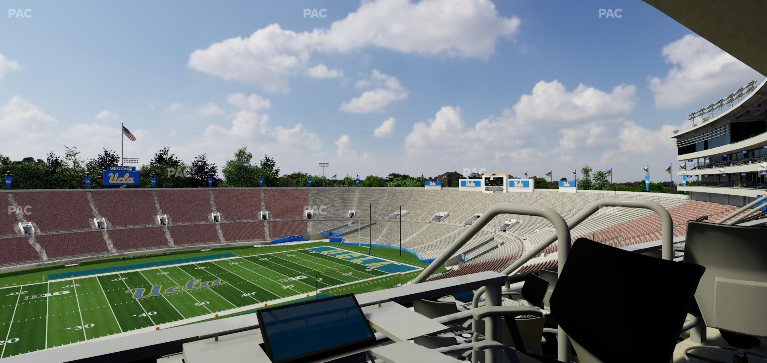 Rose Bowl Stadium - Section Loge 11 Seat View