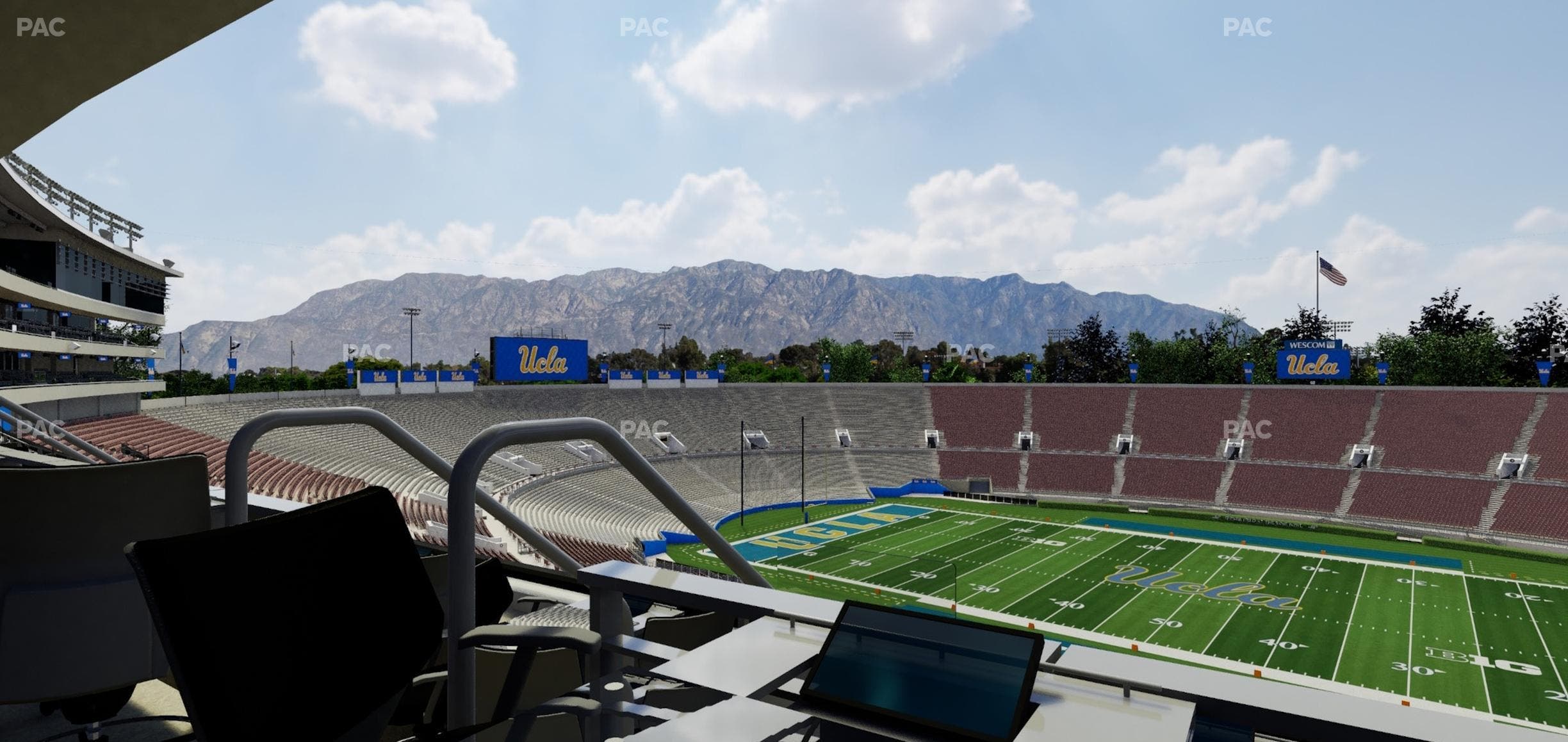 Rose Bowl Stadium - Section Loge 3 Seat View