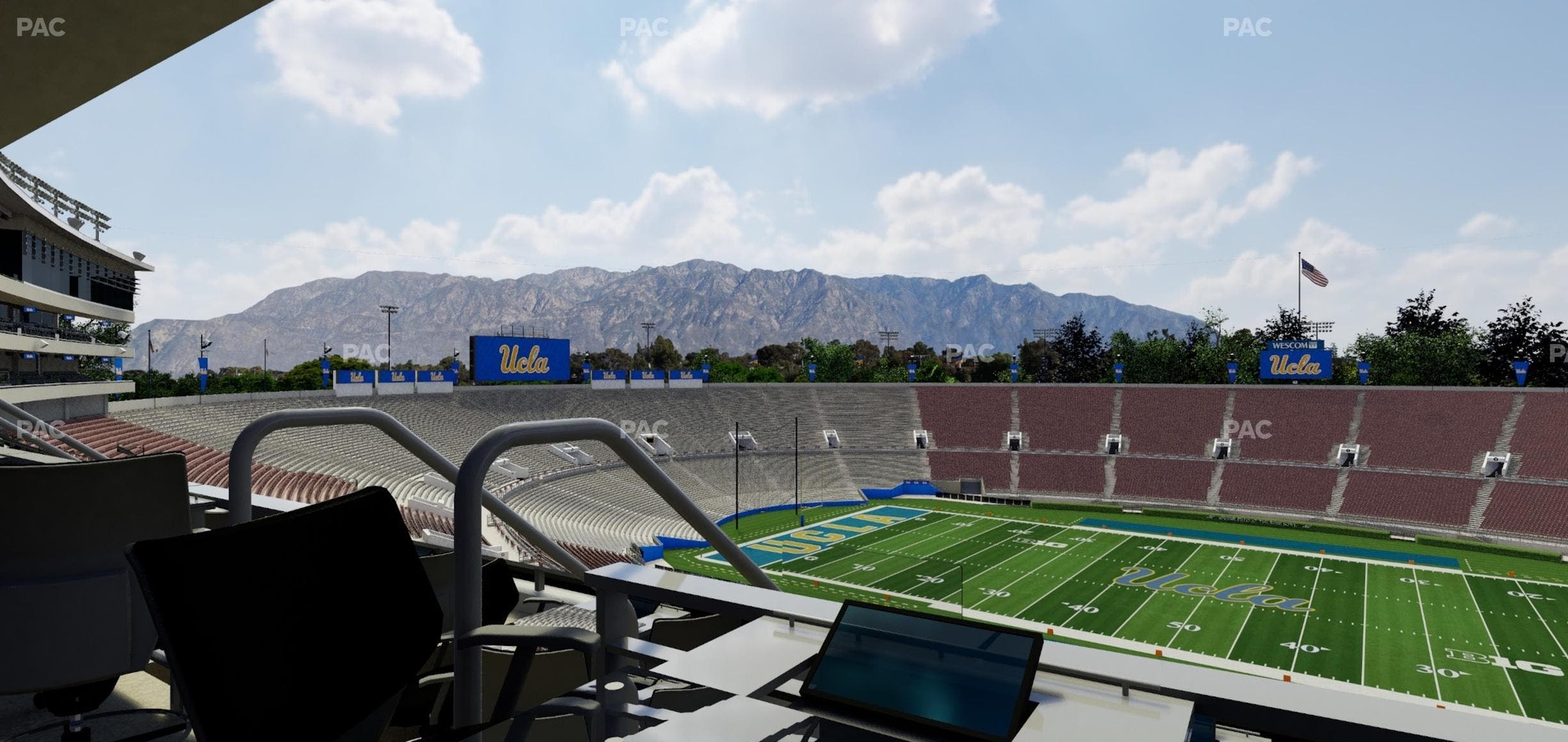 Rose Bowl Stadium - Section Loge 4 Seat View