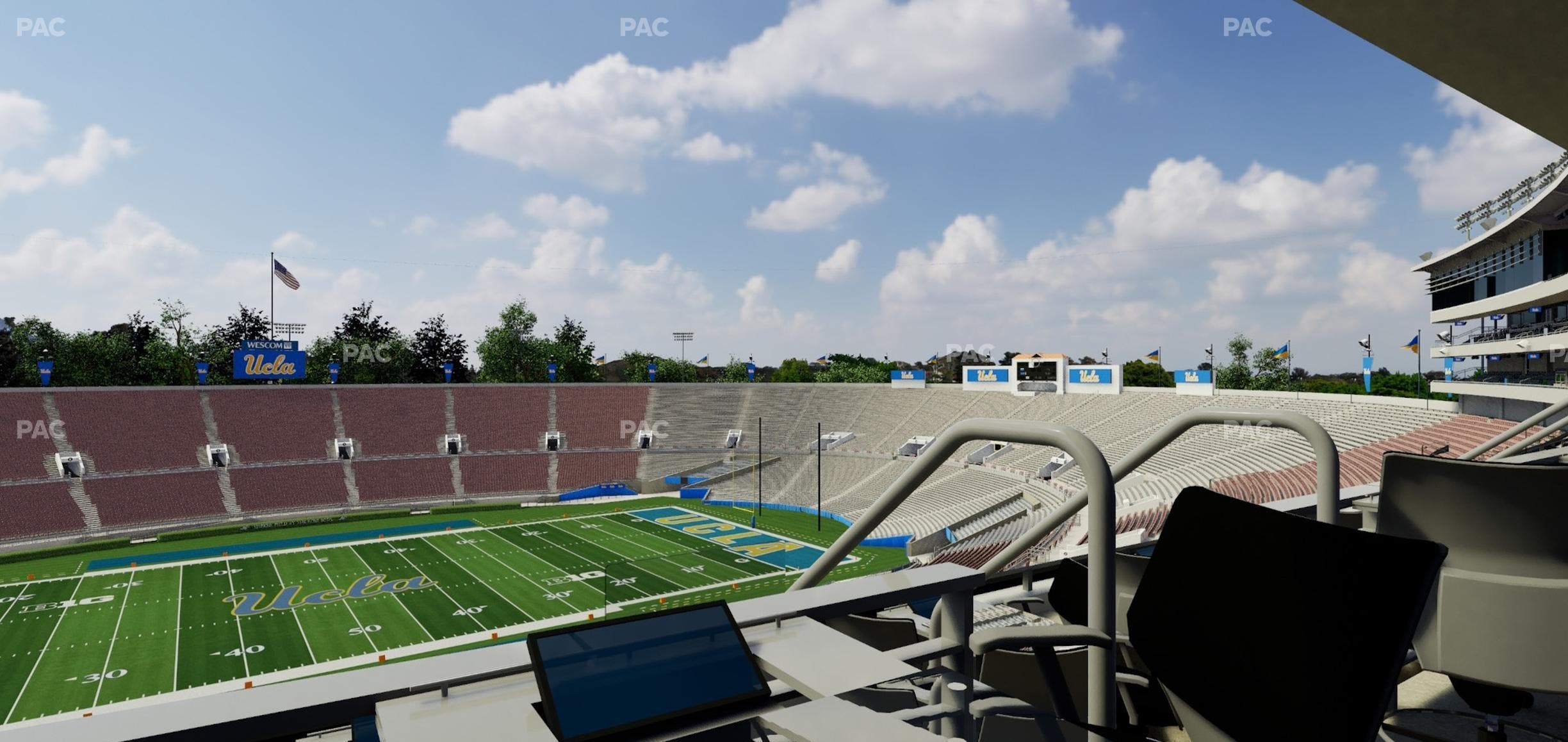 Rose Bowl Stadium - Section Loge 9 Seat View