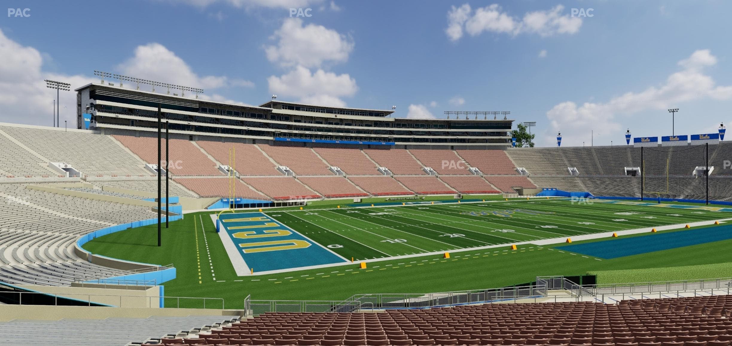 Rose Bowl Stadium - Section Lower 1 H Seat View