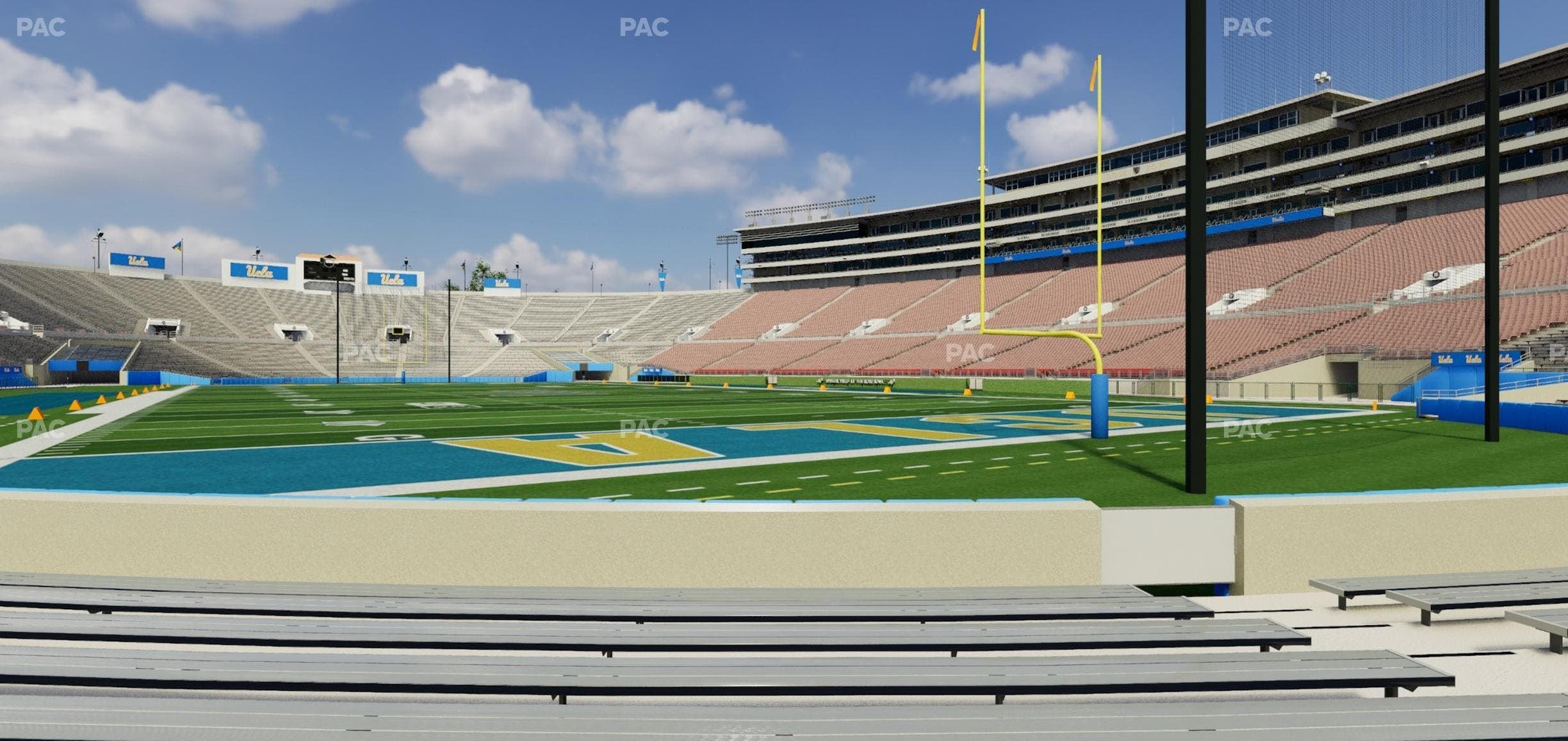 Rose Bowl Stadium - Section Lower 10 L Seat View