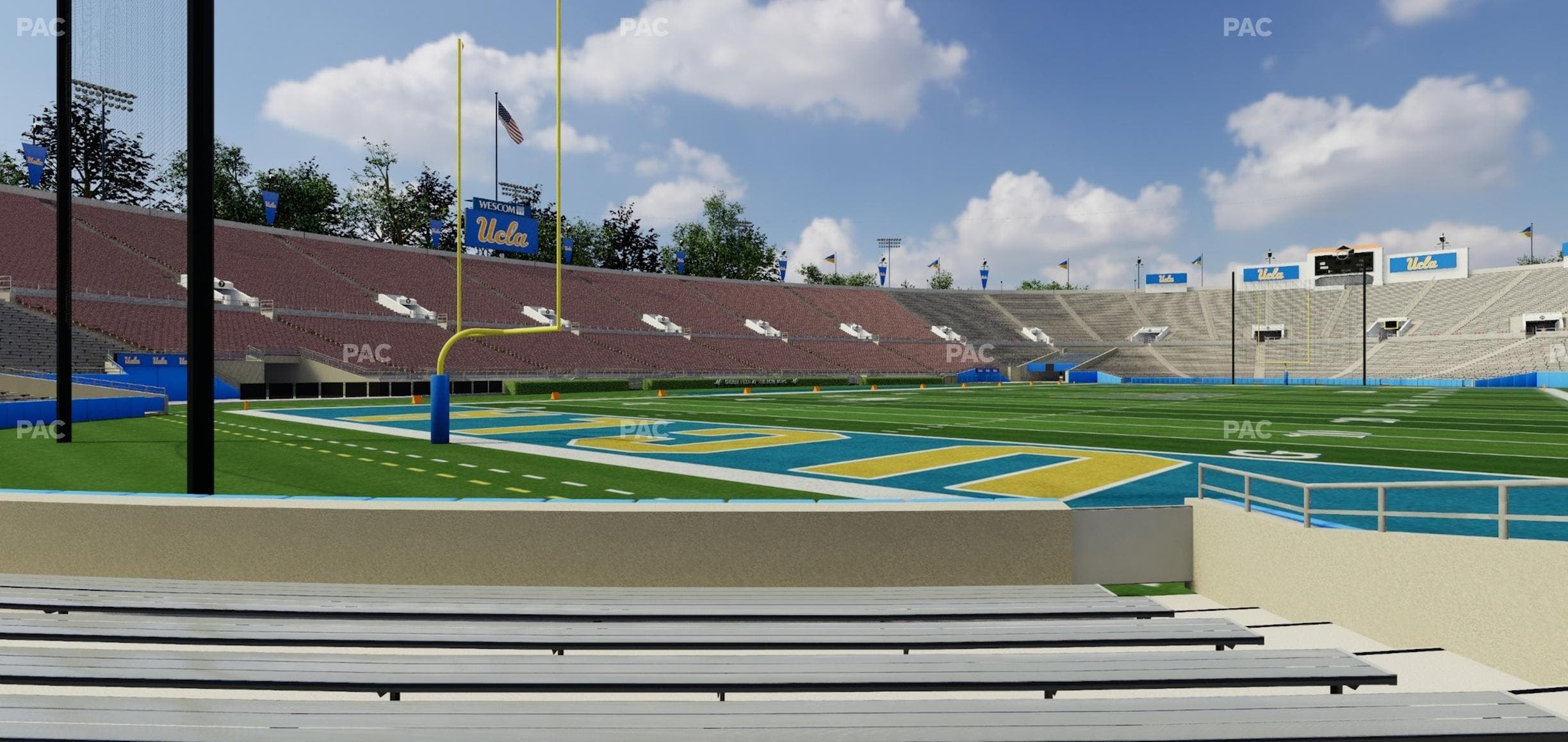 Rose Bowl Stadium - Section Lower 14 L Seat View