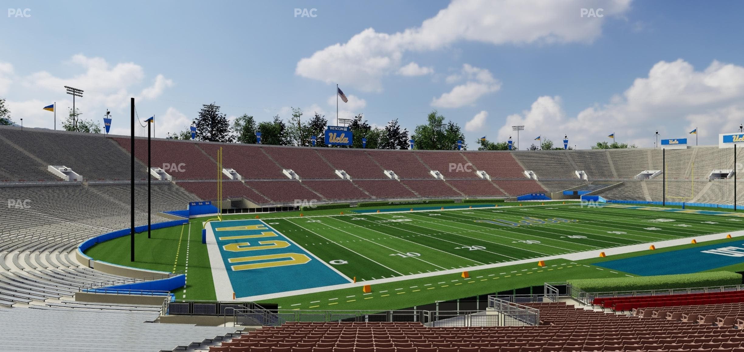 Rose Bowl Stadium - Section Lower 15 H Seat View