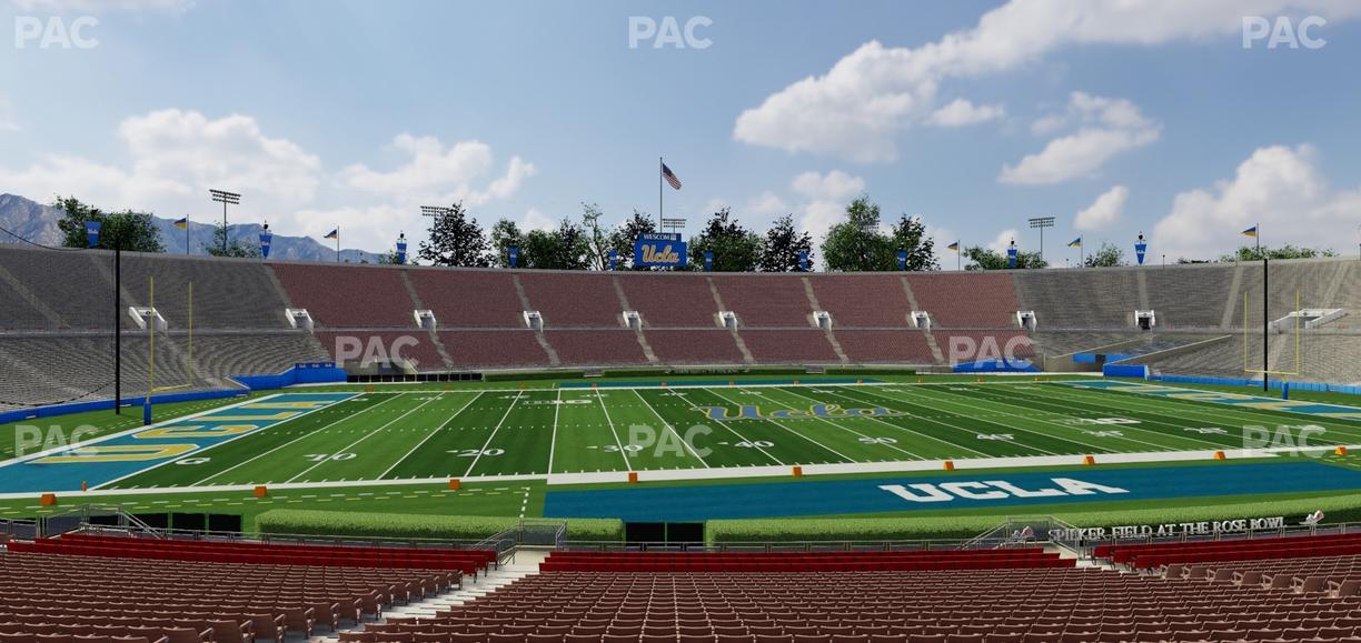 Rose Bowl Stadium - Section Lower 17 H Seat View