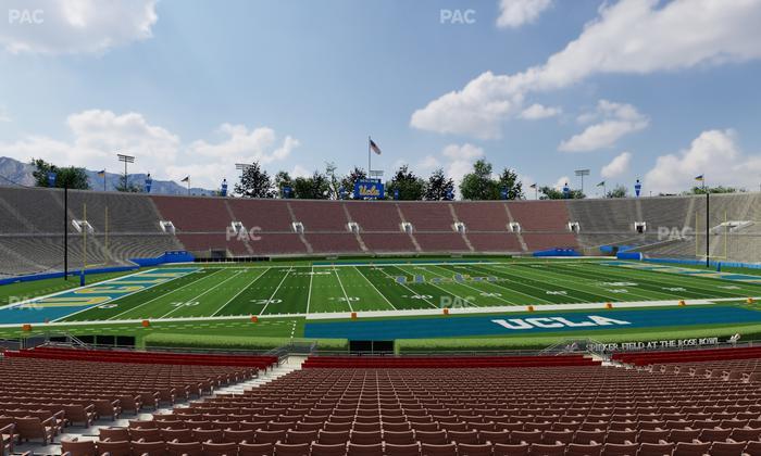 Rose Bowl Stadium - Section Lower 17 H Seat View