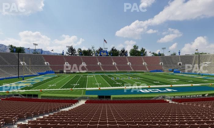 Rose Bowl Stadium - Section Lower 17 H Seat View