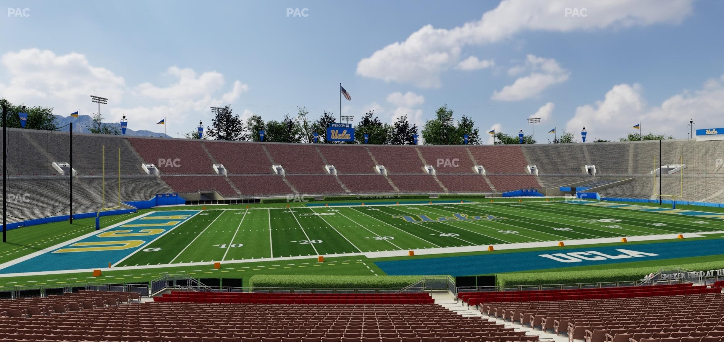 Rose Bowl Stadium - Section Lower 17 L Seat View