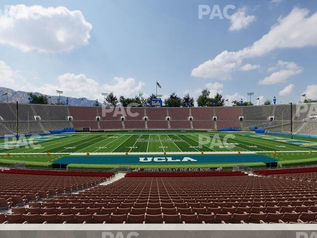 Rose Bowl Stadium - Section Lower 18 H Seat View