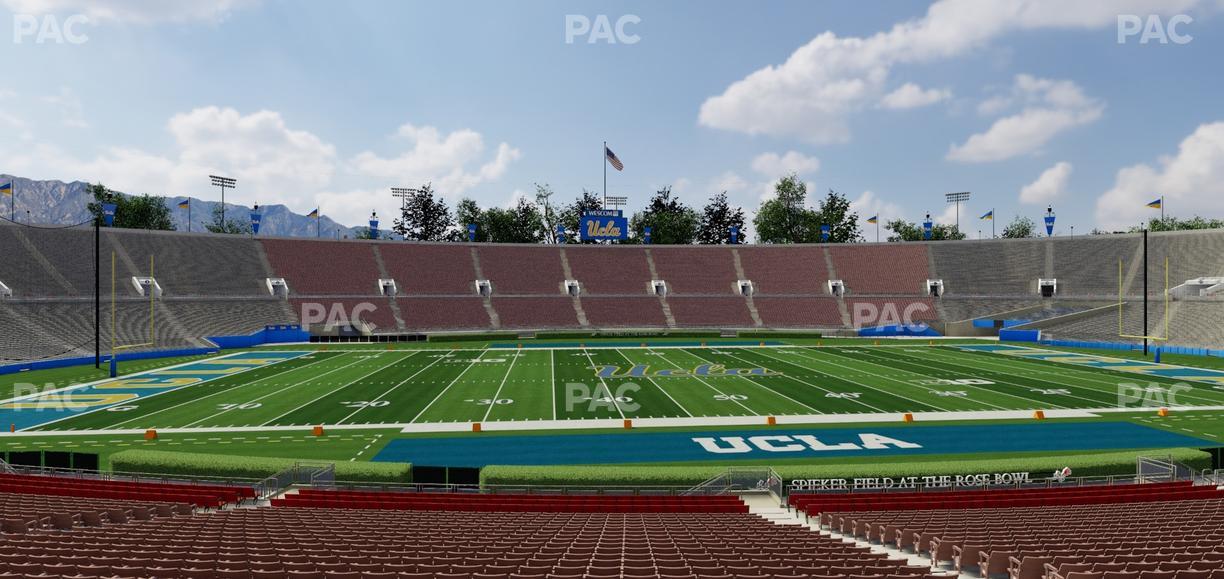 Rose Bowl Stadium - Section Lower 18 L Seat View