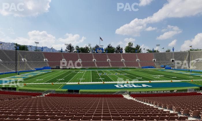 Rose Bowl Stadium - Section Lower 18 L Seat View