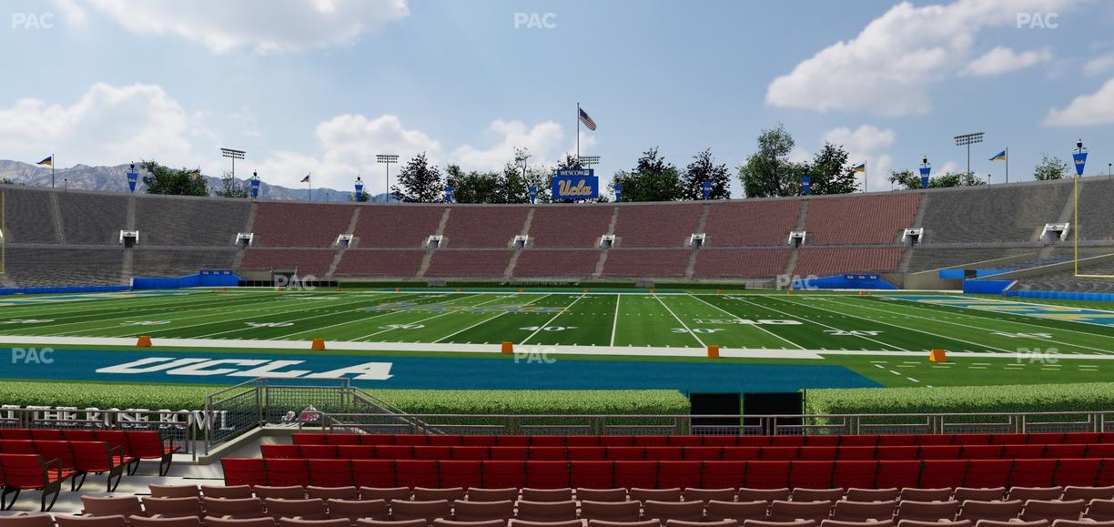 Rose Bowl Stadium - Section Lower 19 H Seat View