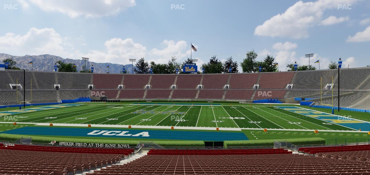 Rose Bowl Stadium - Section Lower 19 H Seat View
