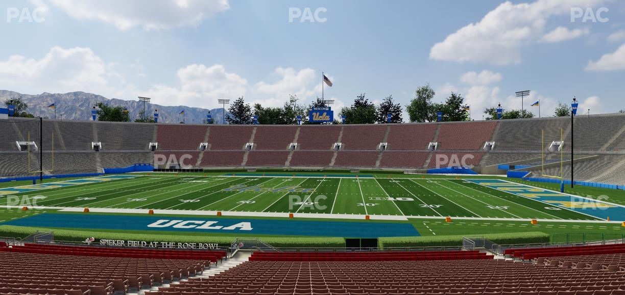 Rose Bowl Stadium - Section Lower 19 H Seat View