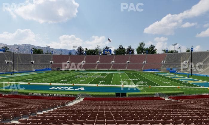 Rose Bowl Stadium - Section Lower 19 H Seat View