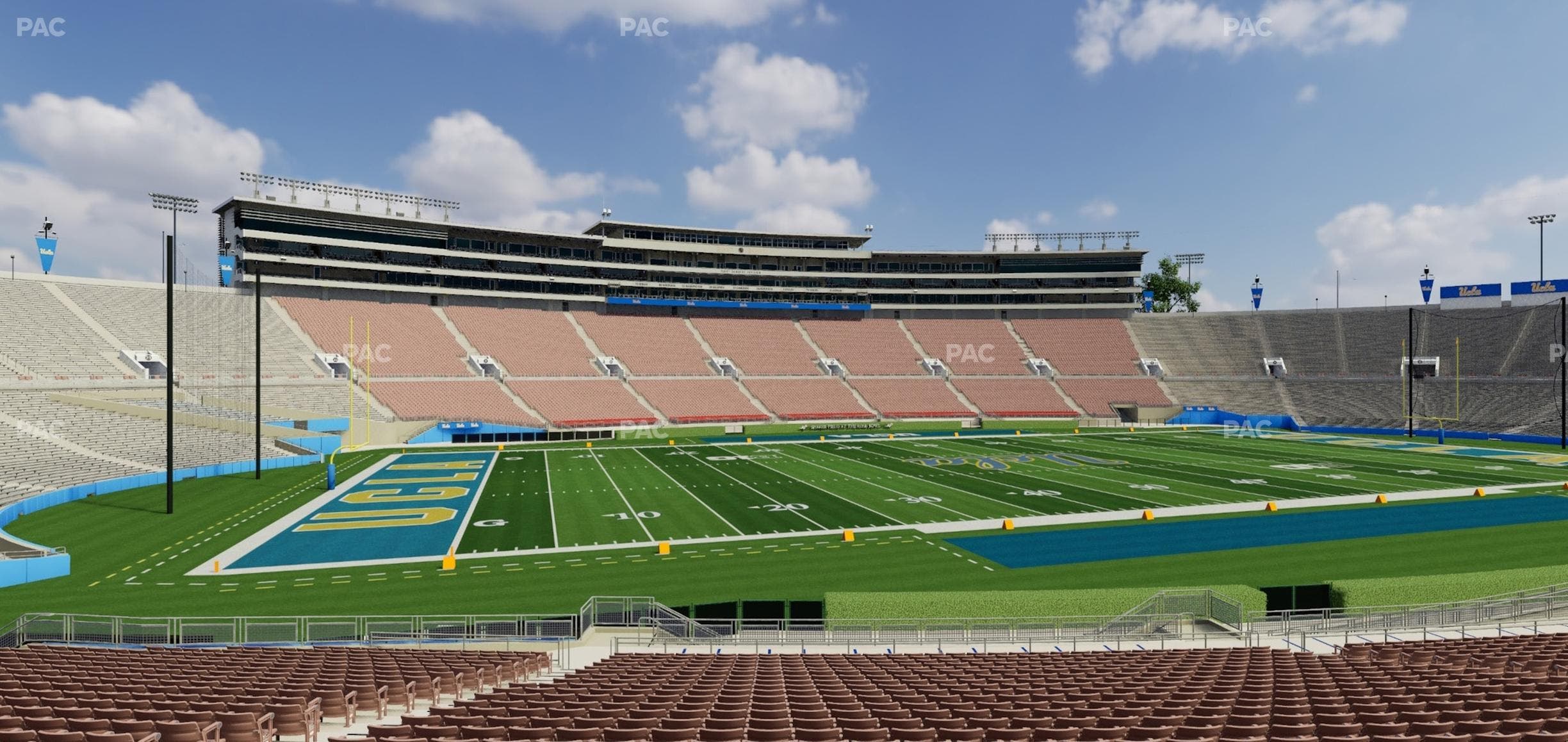 Rose Bowl Stadium - Section Lower 2 H Seat View