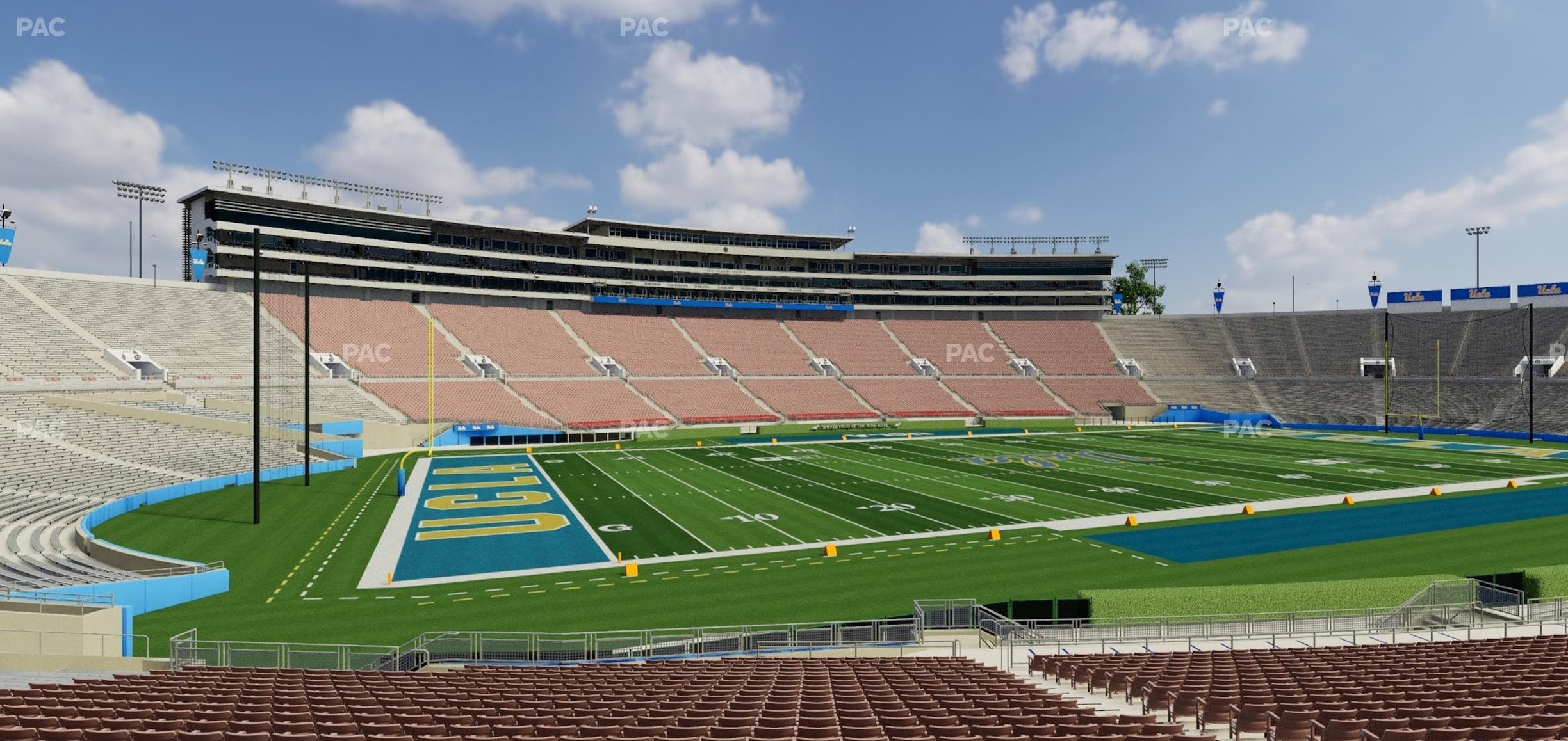Rose Bowl Stadium - Section Lower 2 L Seat View