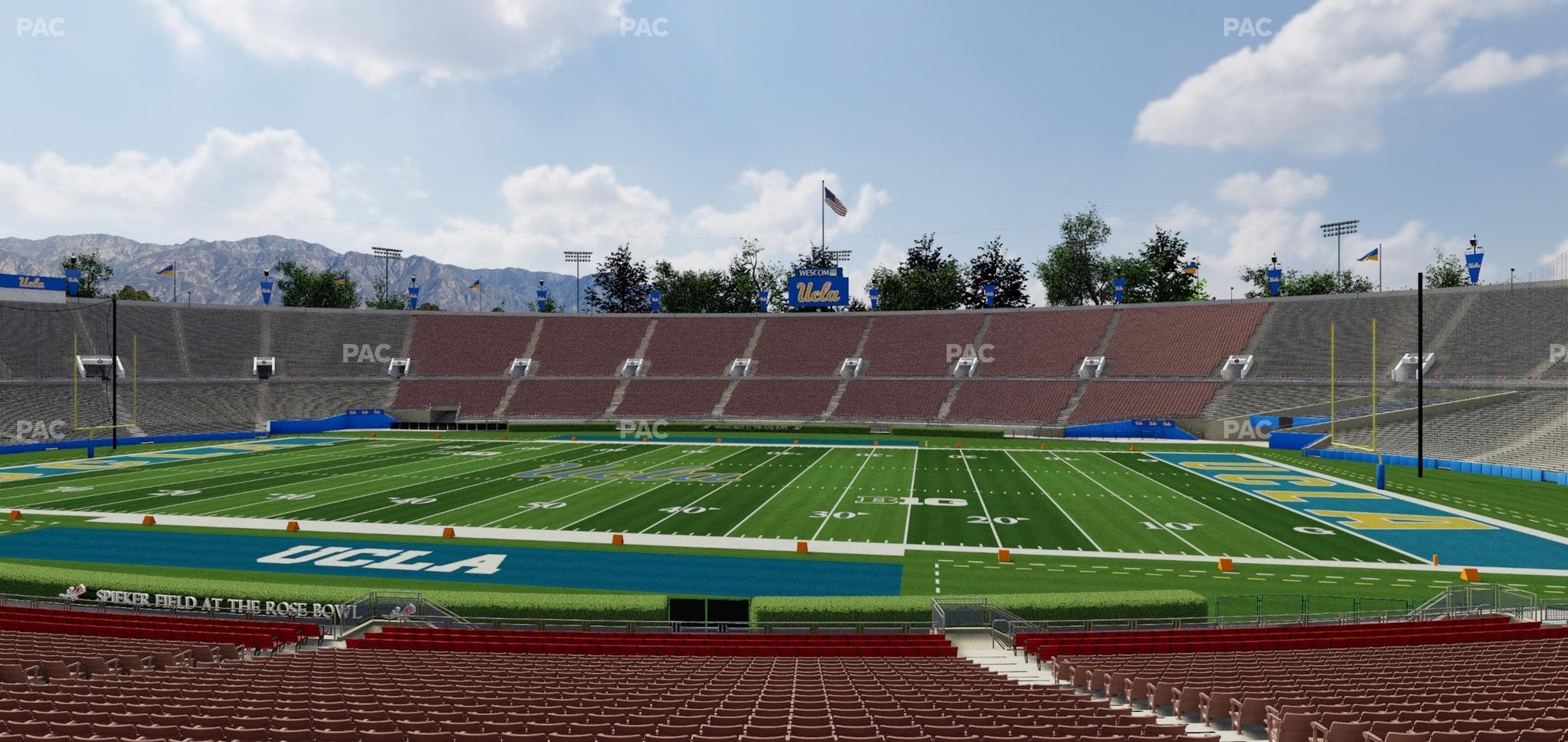 Rose Bowl Stadium - Section Lower 20 L Seat View