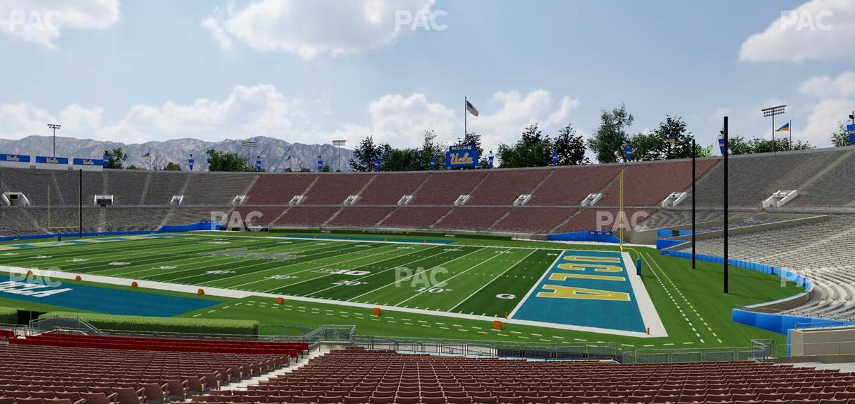 Rose Bowl Stadium - Section Lower 21 H Seat View