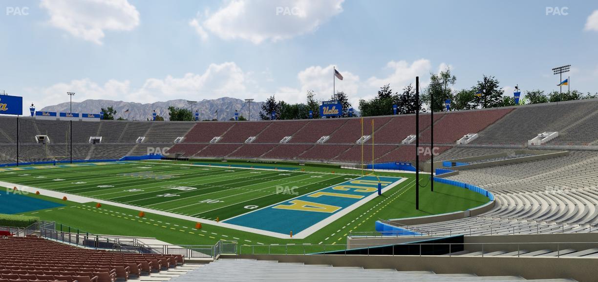 Rose Bowl Stadium - Section Lower 22 H Seat View