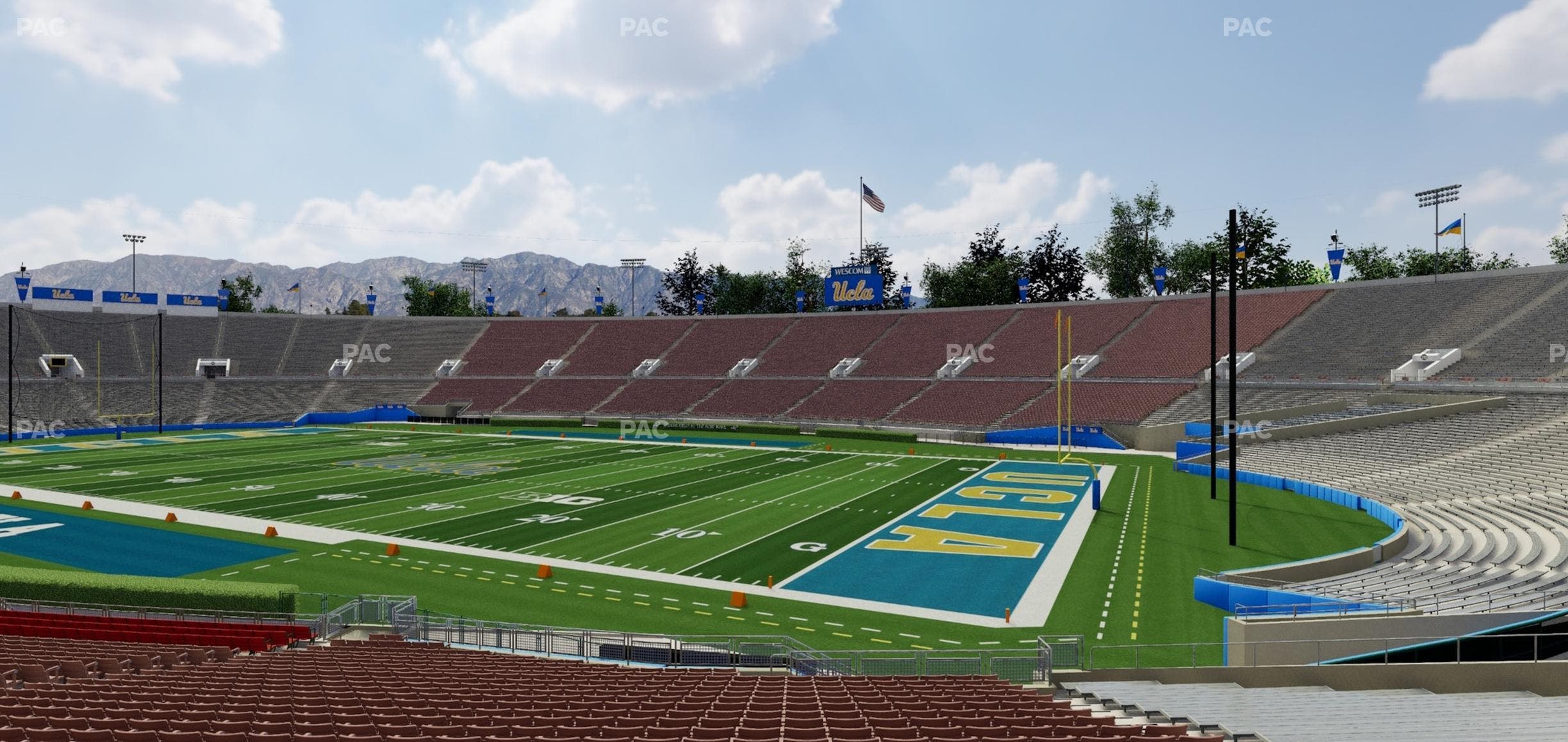 Rose Bowl Stadium - Section Lower 22 L Seat View