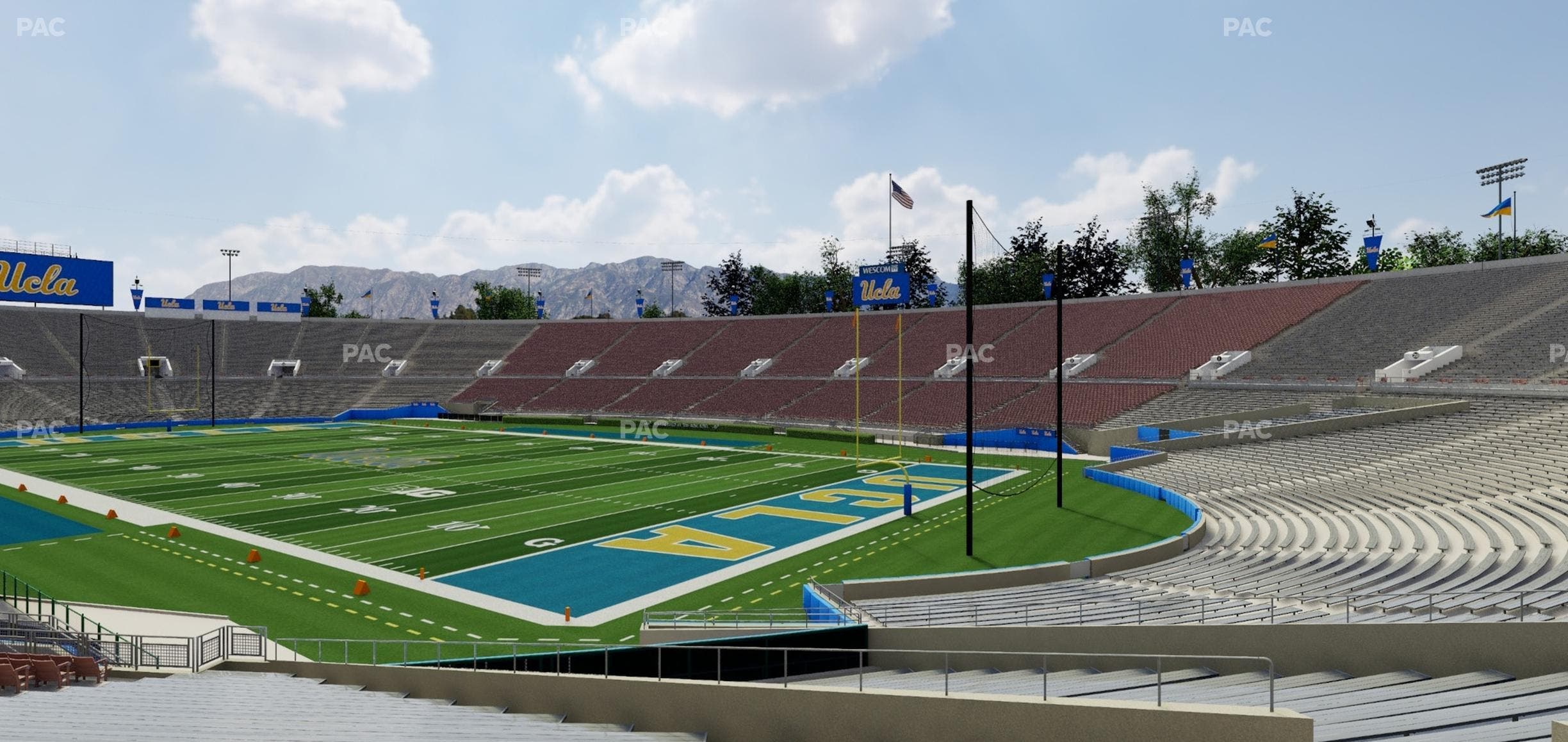 Rose Bowl Stadium - Section Lower 23 L Seat View