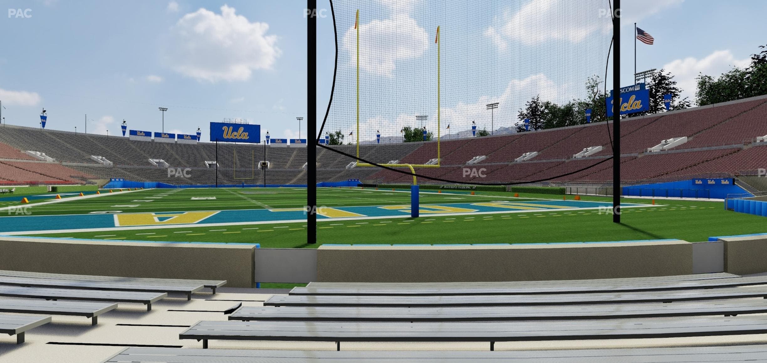 Rose Bowl Stadium - Section Lower 24 H Seat View