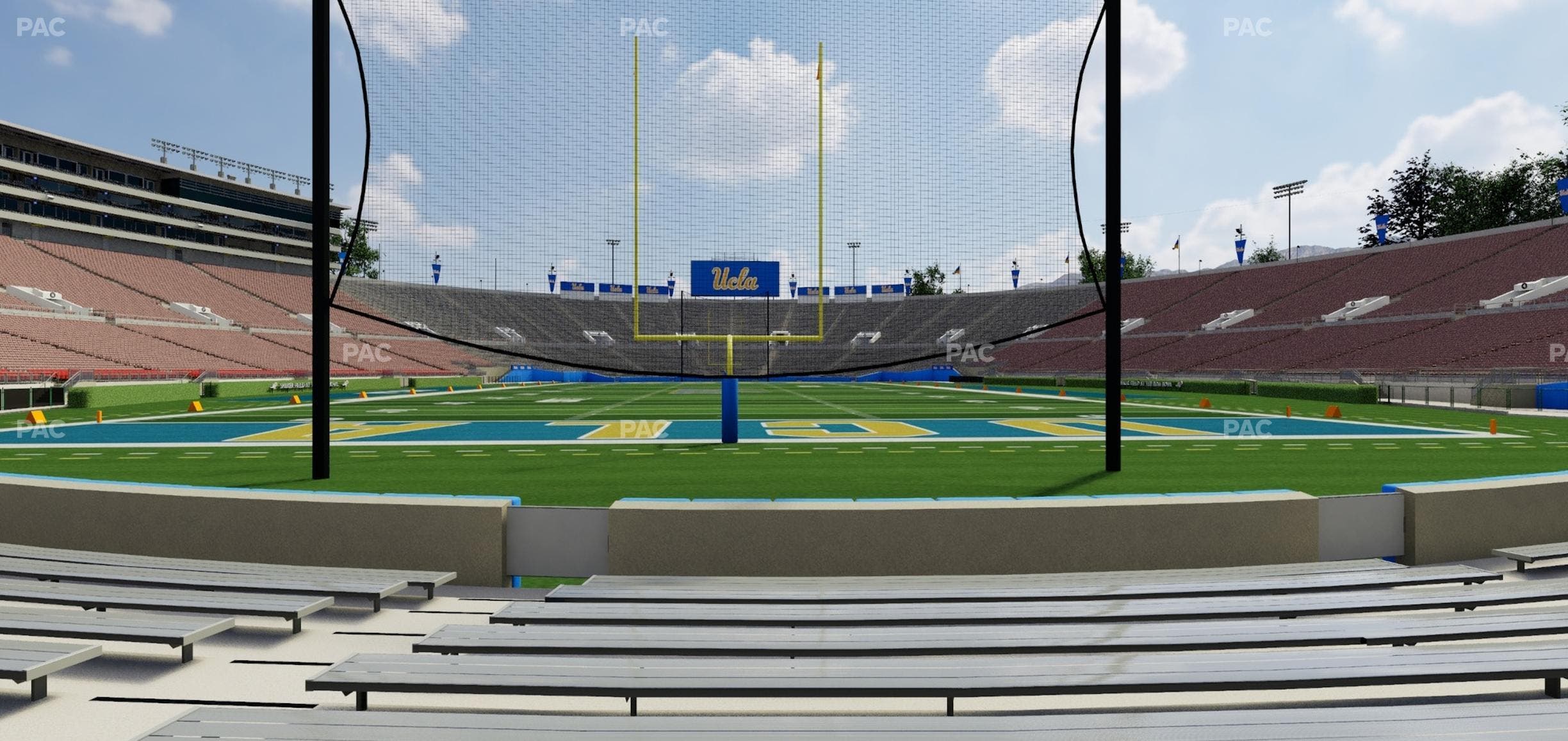 Rose Bowl Stadium - Section Lower 25 H Seat View