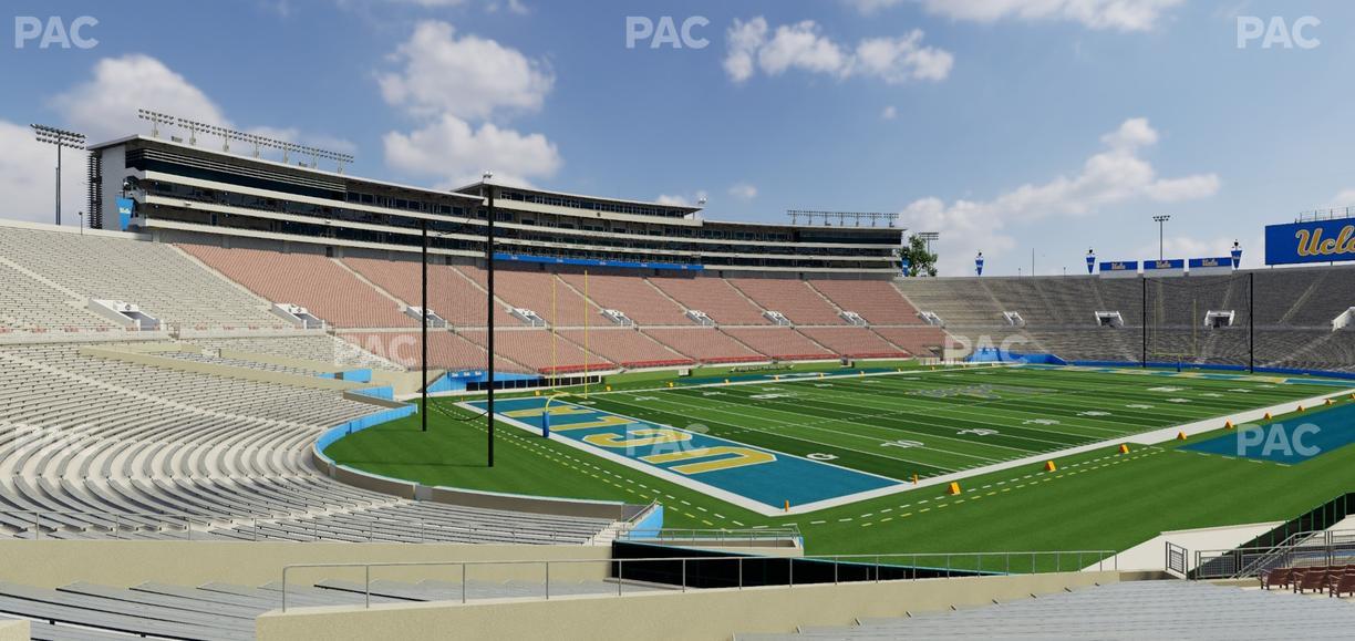Rose Bowl Stadium - Section Lower 28 H Seat View
