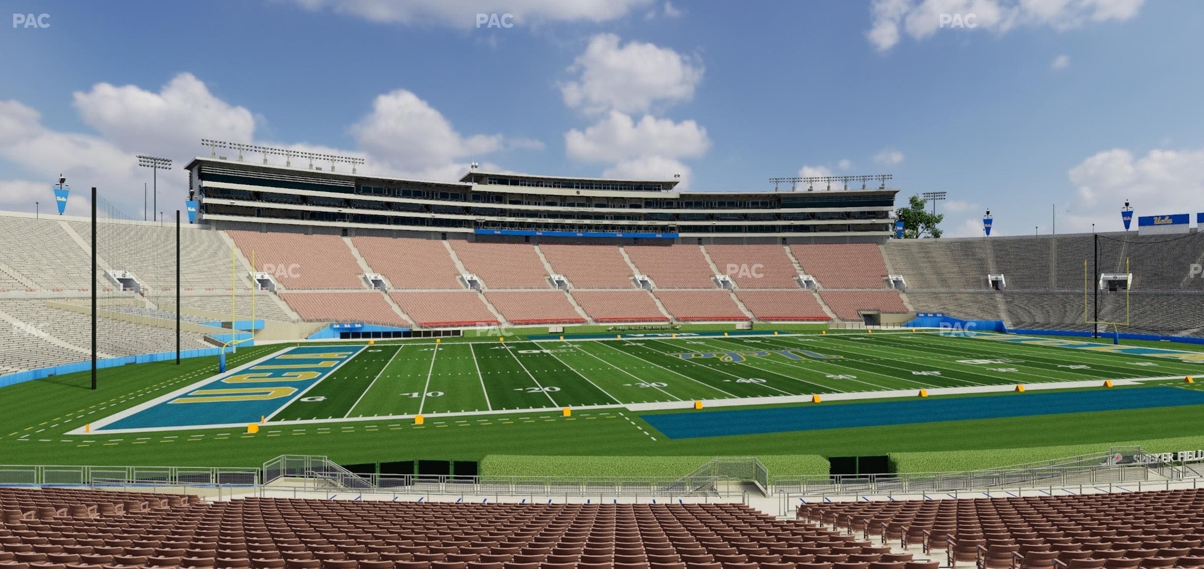 Rose Bowl Stadium - Section Lower 3 L Seat View