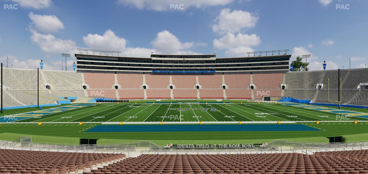 Rose Bowl Stadium - Section Lower 4 H Seat View